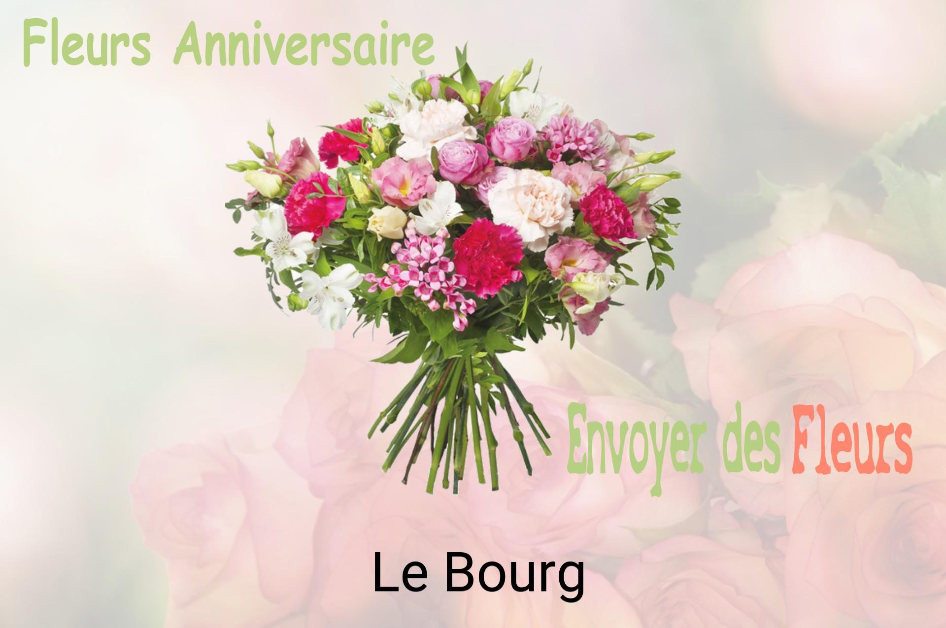Bouquet de fleurs d’anniversaire livré à Le Bourg